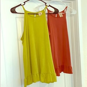 Colorful summer tanks